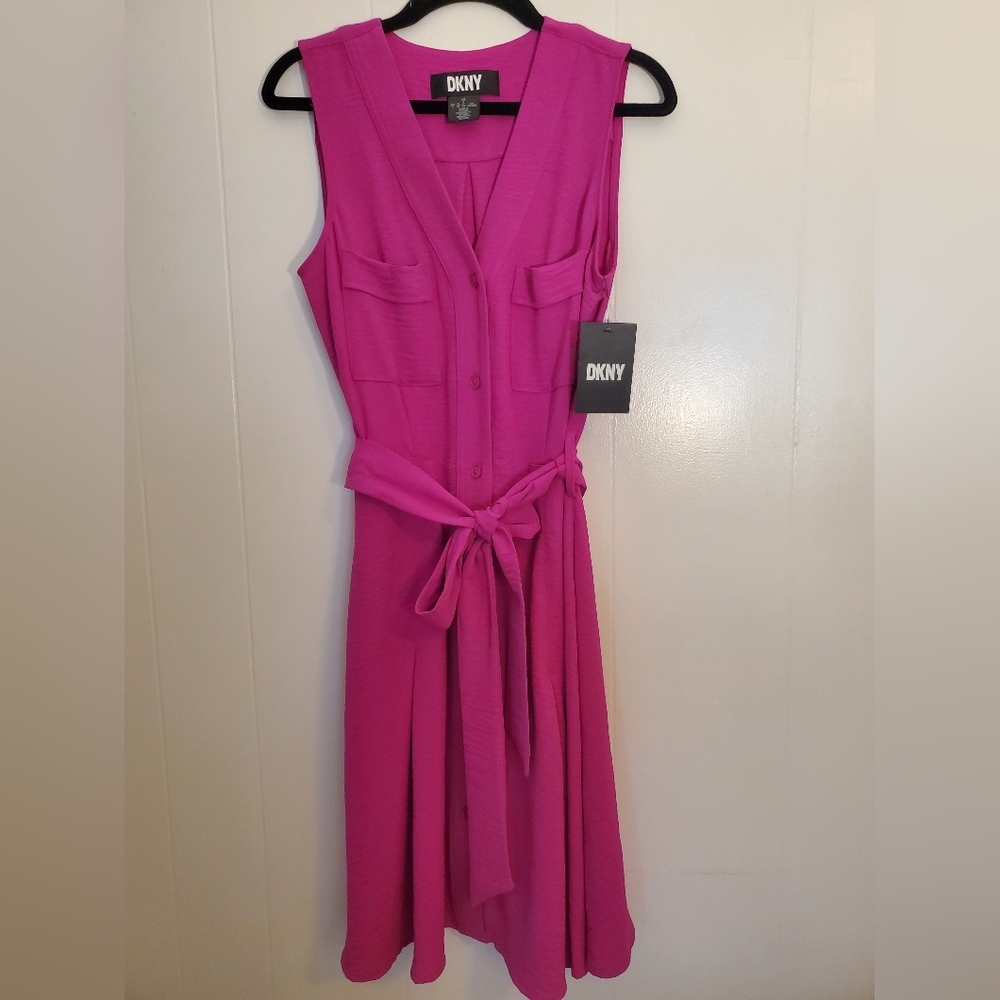 DKNY Midi Dress Size 2 NWT